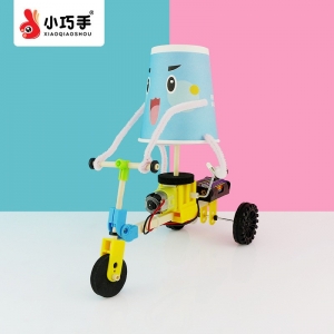 小巧手diy骑车机器人科技小制作环保手工小发明科学实验材料包