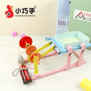 男女大孩童手工科技小制作diy科学实验模型制作电动筛子