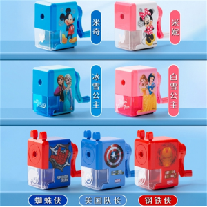 迪士尼卷笔刀转笔刀小学生专用削笔器多功能手摇自动进铅车铅削笔