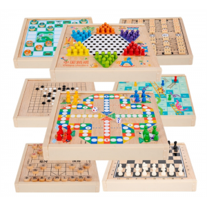多功能飞行棋跳棋五子棋斗兽棋类大全游戏二合一学生儿童益智玩具
