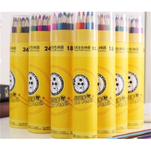 创意卡通筒装彩色铅笔小学生奖品绘画铅笔儿童礼品幼儿园礼物批发