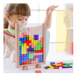 幼儿童3D立体亚克力积木拼图早教百变俄罗斯方块拼板桌游益智玩具