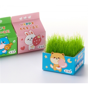 学生DIY绿植长草娃娃盆栽办公室种植桌面摆件幼儿园小礼品批发