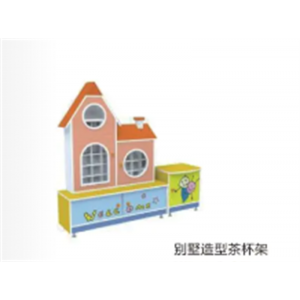 幼儿园室内外基础设施儿童家具系列别墅造型茶杯架 20-A5701