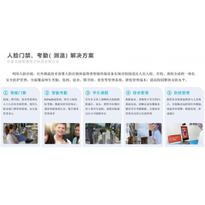 校园管理学生宿舍归寝门禁 考勤打卡人脸识别系统方案项目