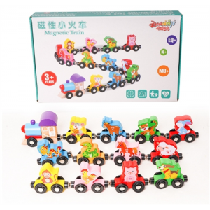 磁性数字小火车积木拼装益智儿童玩具1-2岁3宝宝早教启蒙