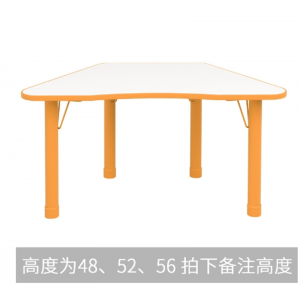 幼儿园儿童绘画美术课桌椅培训班早教学习梯形桌子YCY-091