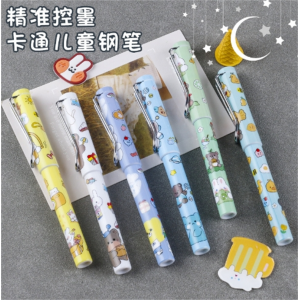 新款创意儿童钢笔学生练字专用高颜值卡通水笔可爱厂家直销批发