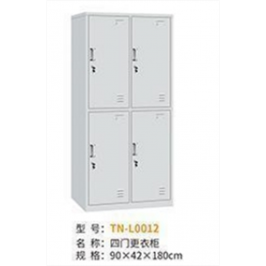 铁皮衣柜家用阳台柜子带锁员工宿舍出租屋存包柜办公室储物文件柜