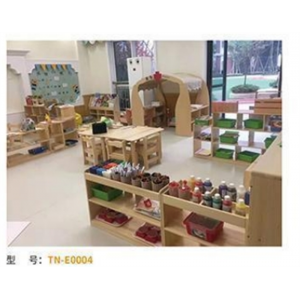 幼儿园儿童教具玩具收纳柜书包区域角柜书架落地置物柜子