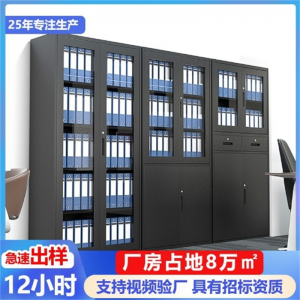 钢制文件柜拆装铁皮柜商务办公柜收纳柜档案柜资料器械储物柜带锁
