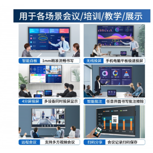 立帆触控会议平板电子白板触摸屏幼儿园培训电视多媒体教学一体机