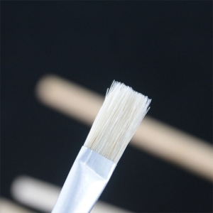 文化木头色杆油画笔水粉水彩笔排笔猪鬃油画笔工厂用笔