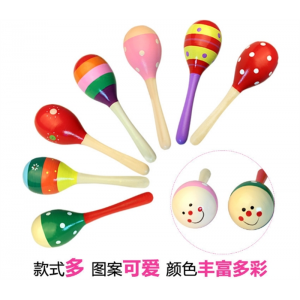 中沙球(随机1个）儿童颜色认知音乐感知训练彩色幼儿园宝宝益智玩具精美