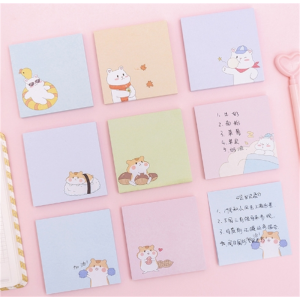 可爱四季白熊便签本学生创意卡通便利贴留言可粘便签纸N次贴