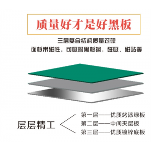 挂式磁性黑白无尘可水洗加厚高强度可擦拭学校教学办公培训
