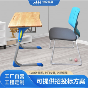 新款学校培训班课桌椅儿童学习桌中小学生课桌写字桌套装厂家批发