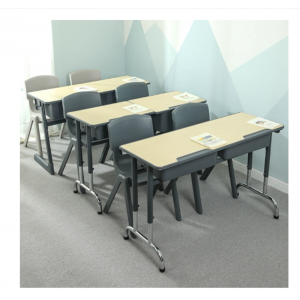 学校课桌椅厂家中小学生培训班辅导班升降课桌椅学习桌