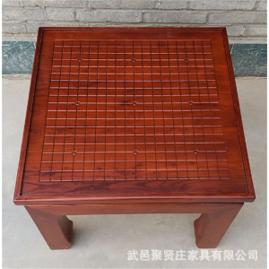 象棋桌仿古围棋桌军旗跳棋桌学校五子棋桌椅实木两用国学棋盘桌椅