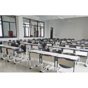 公共实木一体座椅大学生校用联排多媒体会议室培训椅阶梯教室排椅
