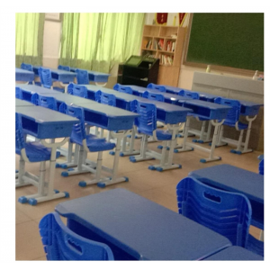 儿童学习桌学校家用辅导班课桌椅中小学生可升降双人课桌椅书桌
