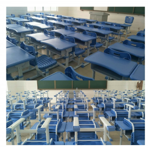 儿童学习桌椅中小学生桌升降式单双人辅导班培训班学校课桌椅套装