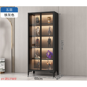 适用书籍展示柜轻奢玻璃门书柜书架展示柜陈列柜