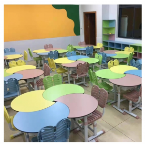 现代简约课桌椅 中小学生辅导班培训班单人学习桌椅学校