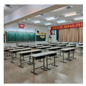 学校课桌椅教育机构中小学生课桌椅培训桌辅导班补习班双人位桌