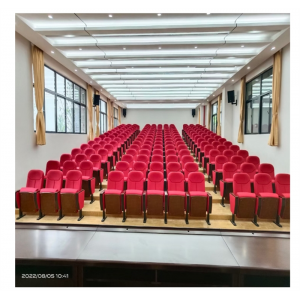 定制礼堂影剧院场馆椅 音乐会观众席连排椅 软包可折叠教堂排椅子