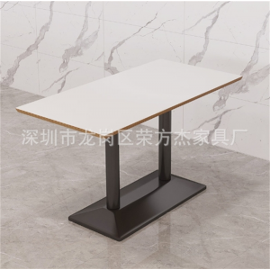 长桌 餐桌椅经济型学校食堂餐桌椅公司饭堂桌椅组合职工食堂