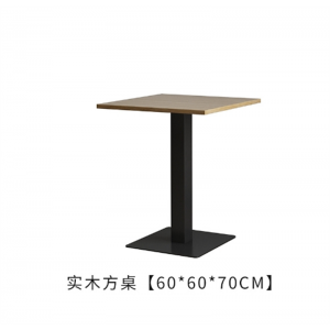 实木方桌 学校食堂餐桌椅公司饭堂桌椅组合职工食堂餐桌椅简洁经济型