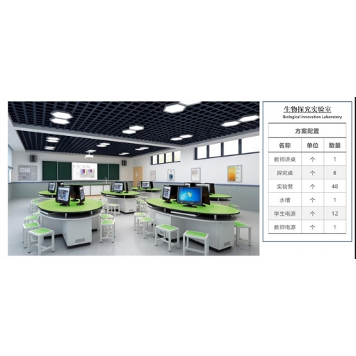 大风教育设备 实验室建设系列-生物探究实验室 学生生物课堂探究图1