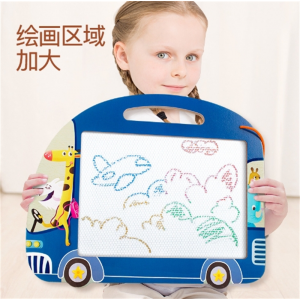 磁性双面绘画板益智早教趣味涂鸦板写字手提便携木制早教玩具批发