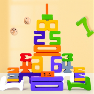数字运算游戏 新款早教百变积木搭建平衡叠叠高思维逻辑数字运算儿童益智玩具
