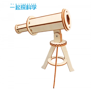 diy科技小制作天文望远镜模型儿童手工拼装玩具材料物理科学实验