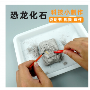 DIY恐龙化石挖骨架掘考古宝石儿童科学实验恐龙化石手工玩具
