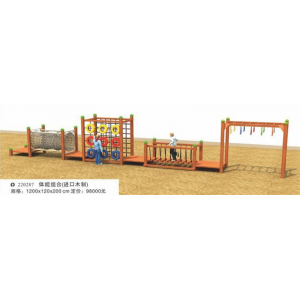 幼儿园户外游乐设施儿童娱乐户外运动体能组合系列体能组合(进口木制) 220287