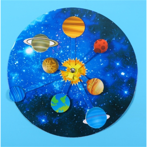 八大行星太阳系模型学生手工小制作儿童亲子科学小实验stem玩教具