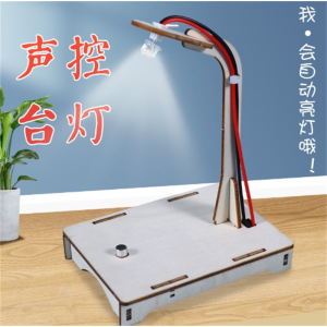 声控台灯 DIY科技小制作小发明 声控小台灯路灯模型小学生手工拼装实验材料