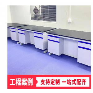 全钢实验台化学pp工作台钢木中央台试验不锈钢边台全木实验台
