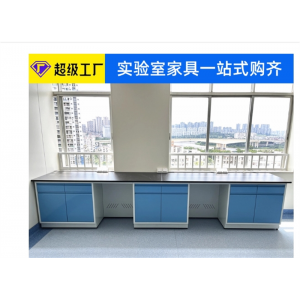 实验室工作台钢木中央边台通风橱柜化验室操作台防腐