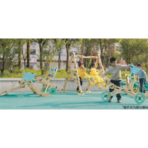 幼儿园室内外游乐设施户外安吉游戏探索螺母系列大型实木螺母积木
