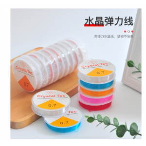 diy饰品配件水晶线穿珠白色透明弹力珠宝线手链项链绳鱼线串珠子