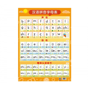 批发小学知识挂图早教启蒙汉语拼音字母表