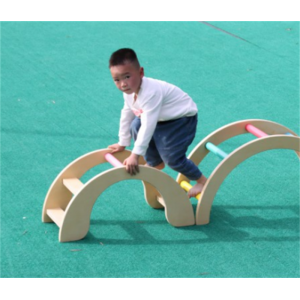 幼儿园室内外游乐设施儿童攀爬运动系列彩虹桥游戏 03302