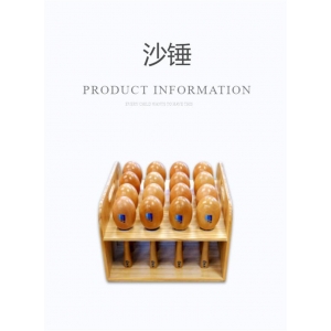 金三惠 奥尔夫打击乐器-沙锤 木质双头沙锤儿童早教玩具沙锤奥尔夫乐器
