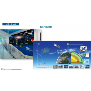 校园智慧方案构架教学资源地理文化长廊地球-宇宙系列
