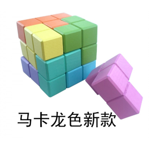 孔明鲁班锁索玛积木方块立方体之谜俄罗斯拼图魔方七巧板儿童教具