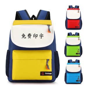 定制双肩书包中小学生印logo儿童背包幼儿园培训班辅导订做印字